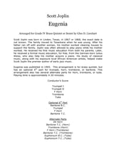 Eugenia (Brass Quintet) P.O.D. cover